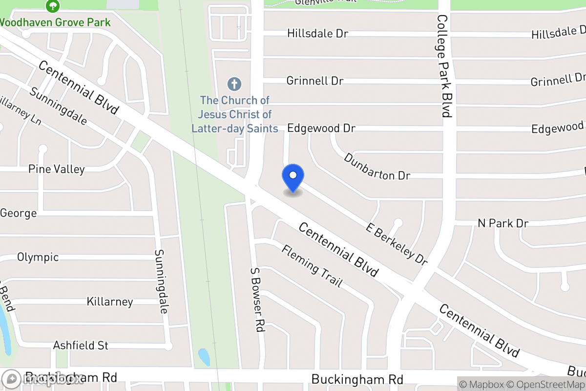 Map of 910 E Berkeley Dr