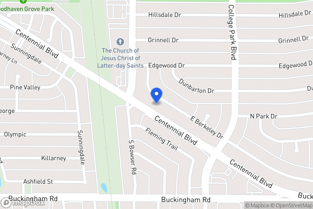 Map of 912 E Berkeley Dr