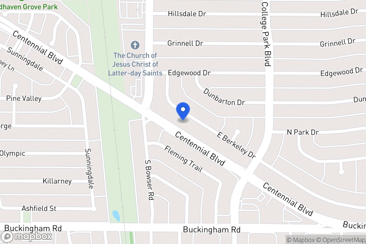 Map of 914 E Berkeley Dr