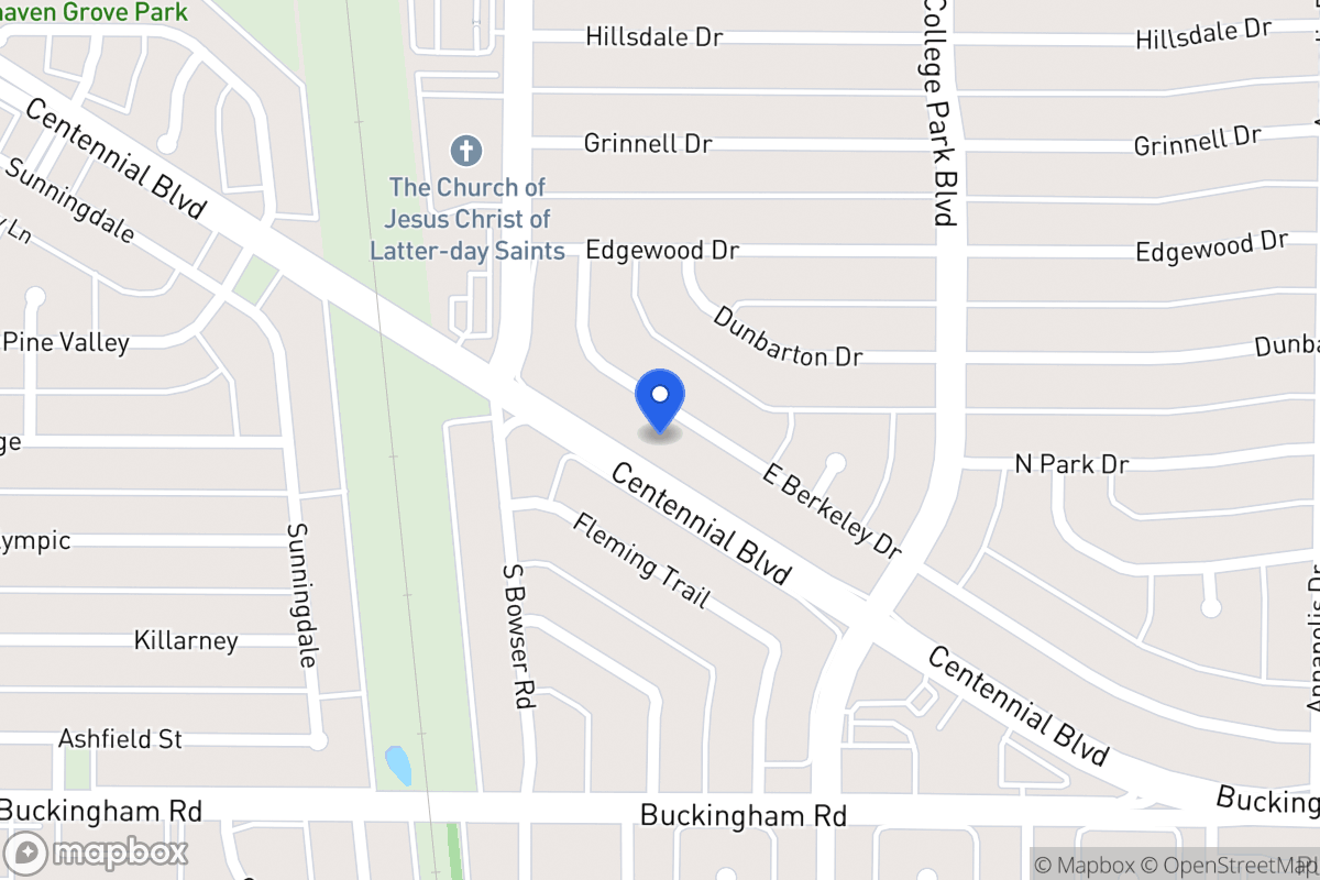 Map of 916 E Berkeley Dr