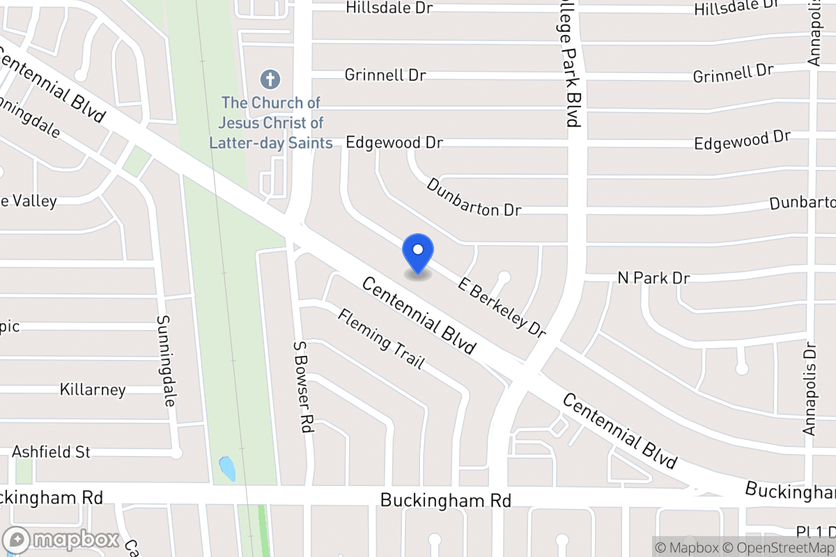 Map of 920 E Berkeley Dr