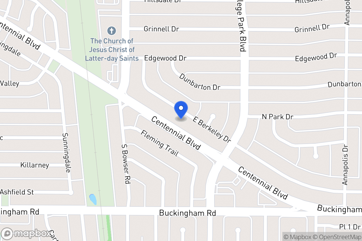 Map of 922 Berkeley Dr