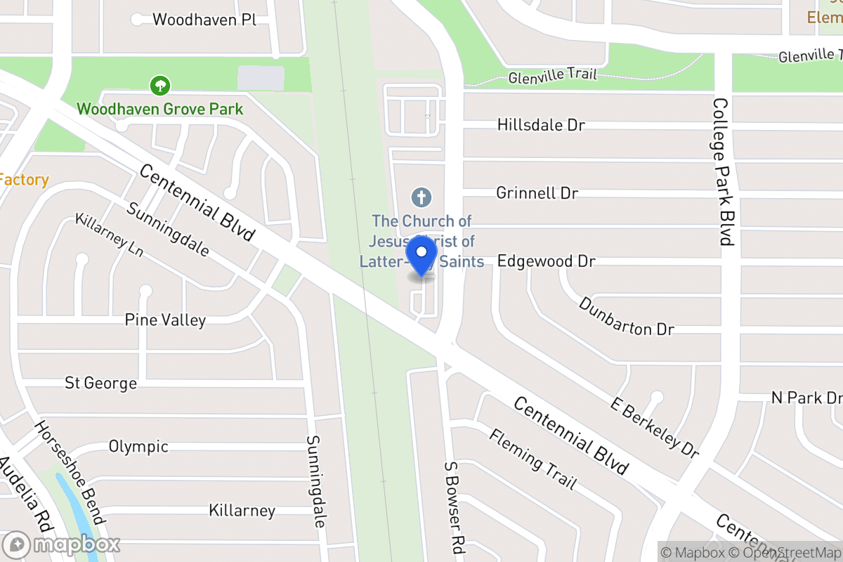 Map of 701 Centennial Blvd