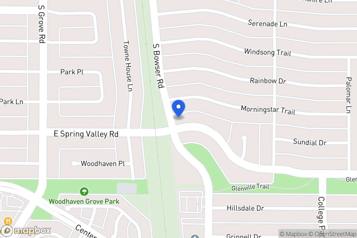 Map of 801 E Spring Valley Rd