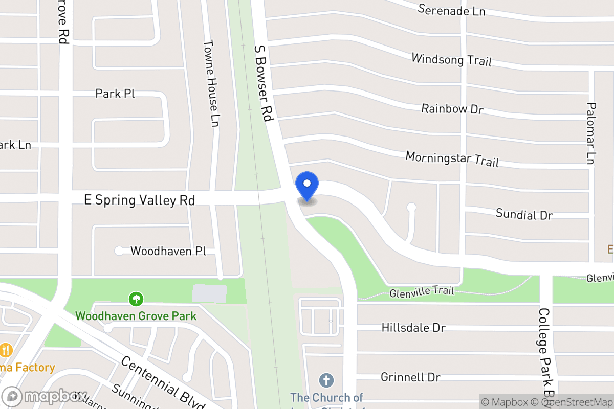 Map of 800 E Spring Valley Rd