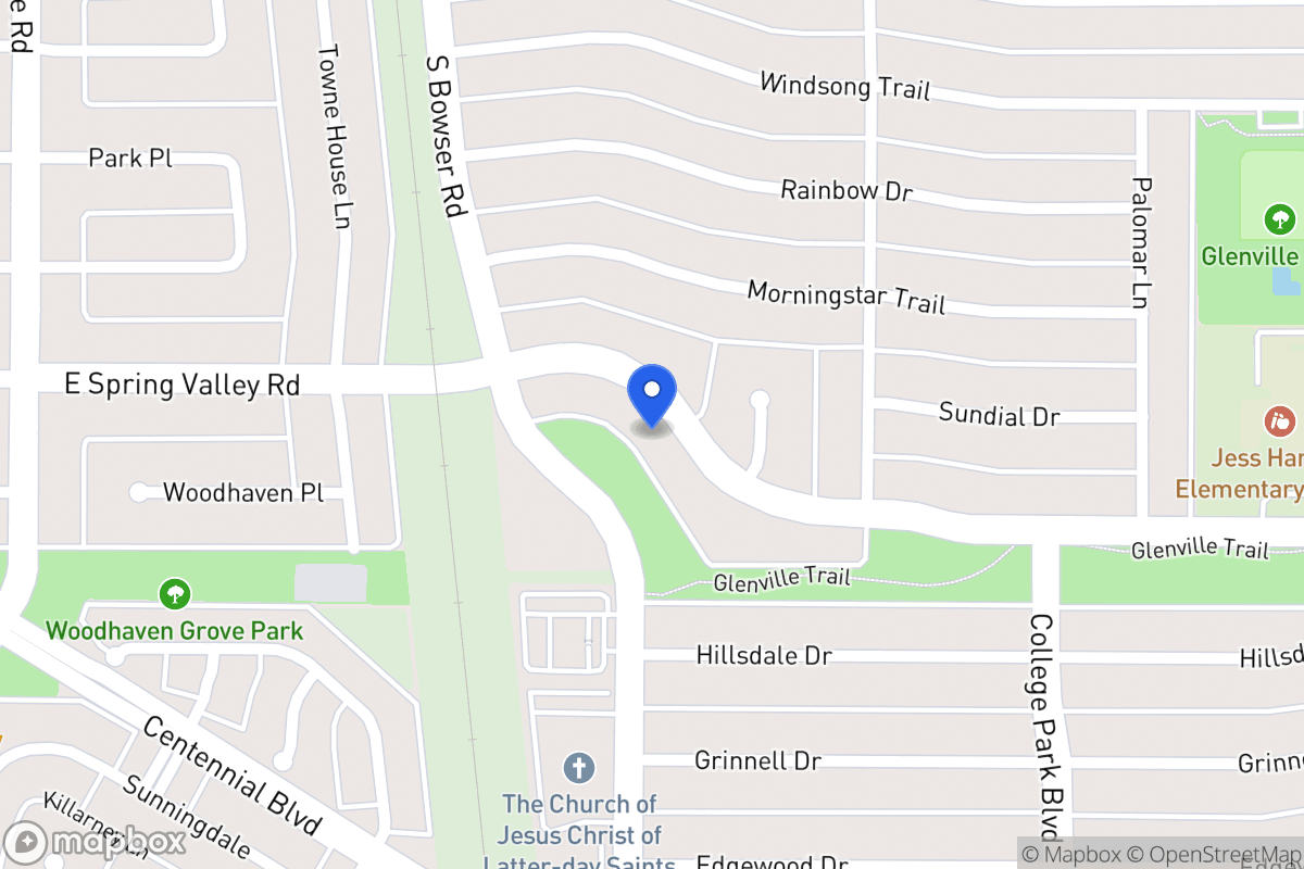 Map of 900  E Spring Valley Rd   ,Richardson, Tx 750814434, Richardson