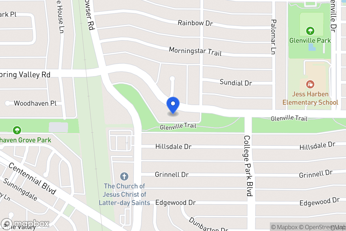 Map of 1002 E Spring Valley Rd