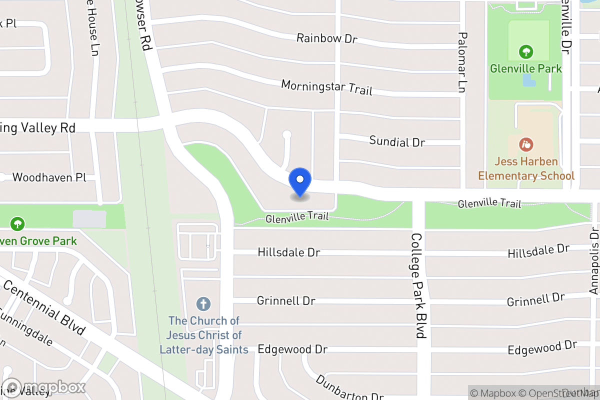 Map of 1004 E Spring Valley Rd