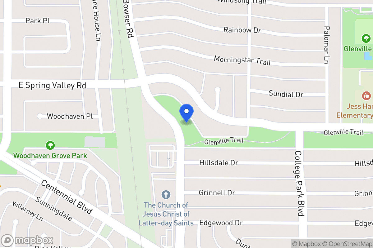 Map of 711 S Bowser Rd