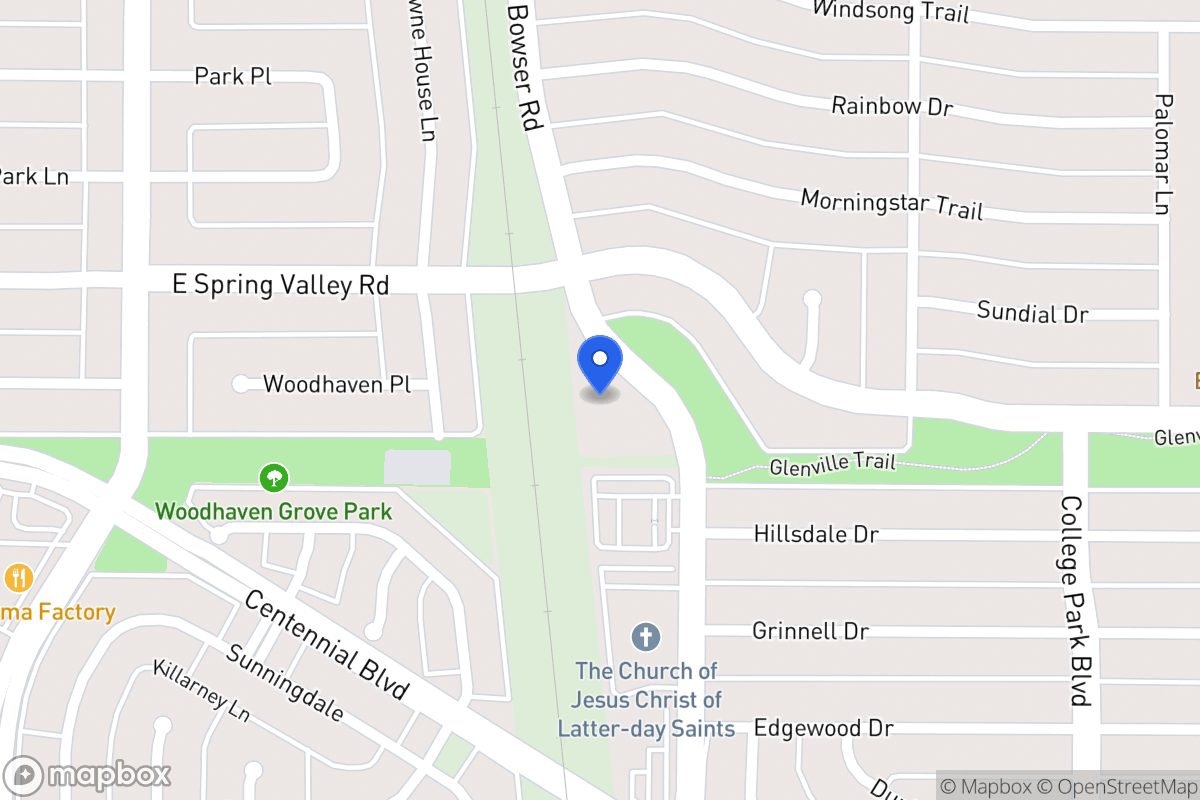 Map of 702 S Bowser Rd