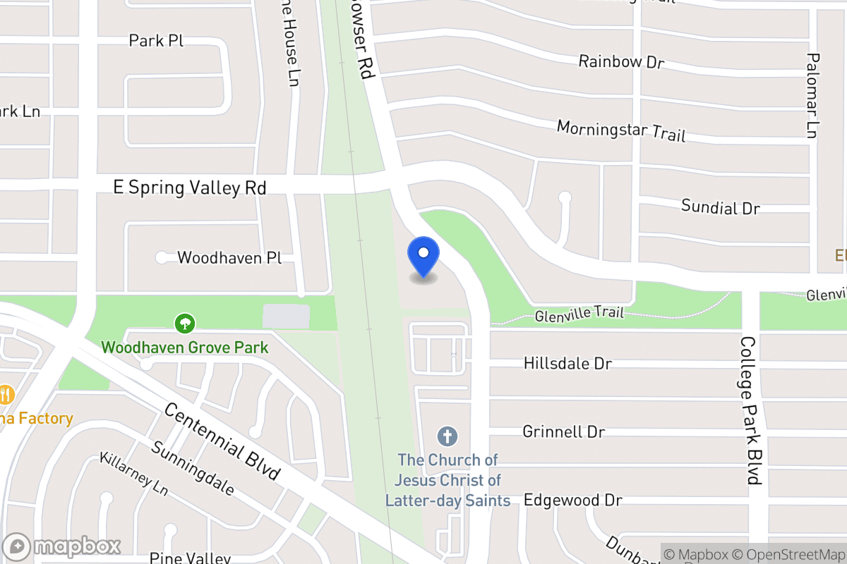 Map of 704 S Bowser Rd