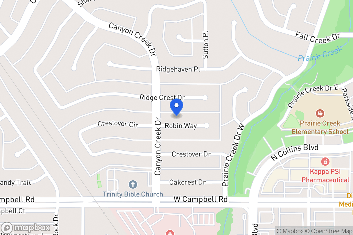 Map of 328 Robin Way