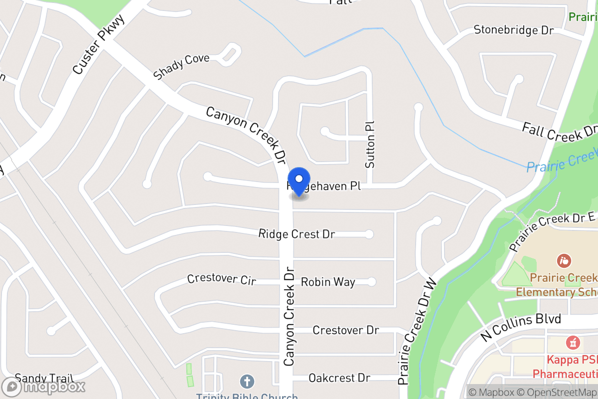 Map of 331 Ridgehaven Pl