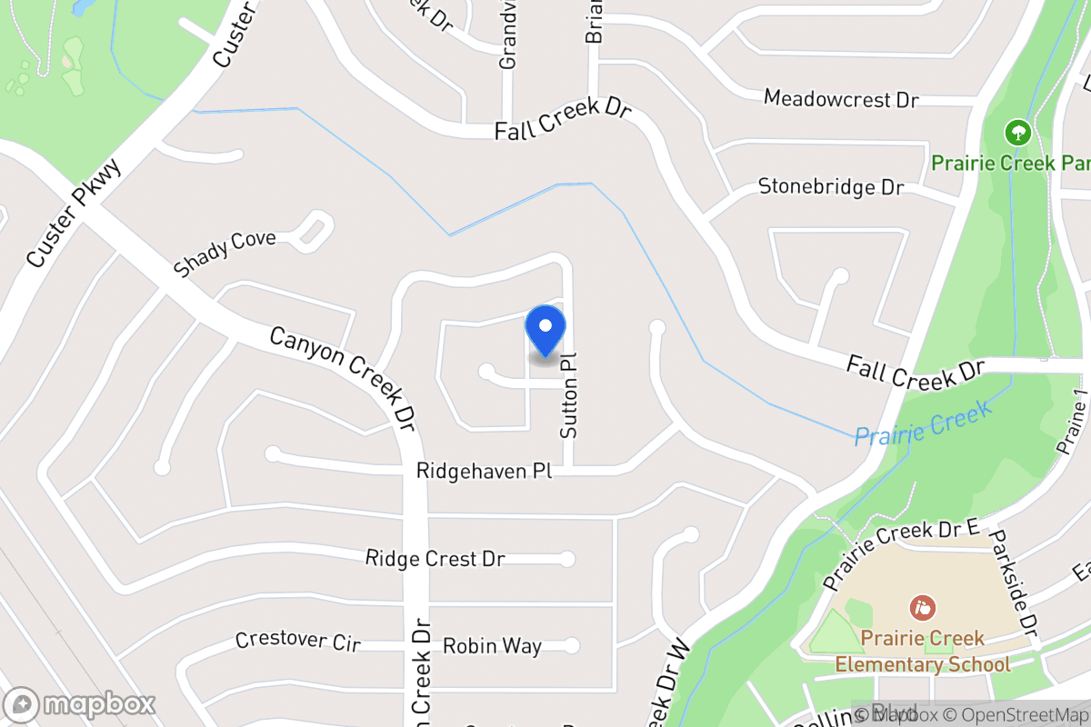 Map of 2209 Sutton Pl