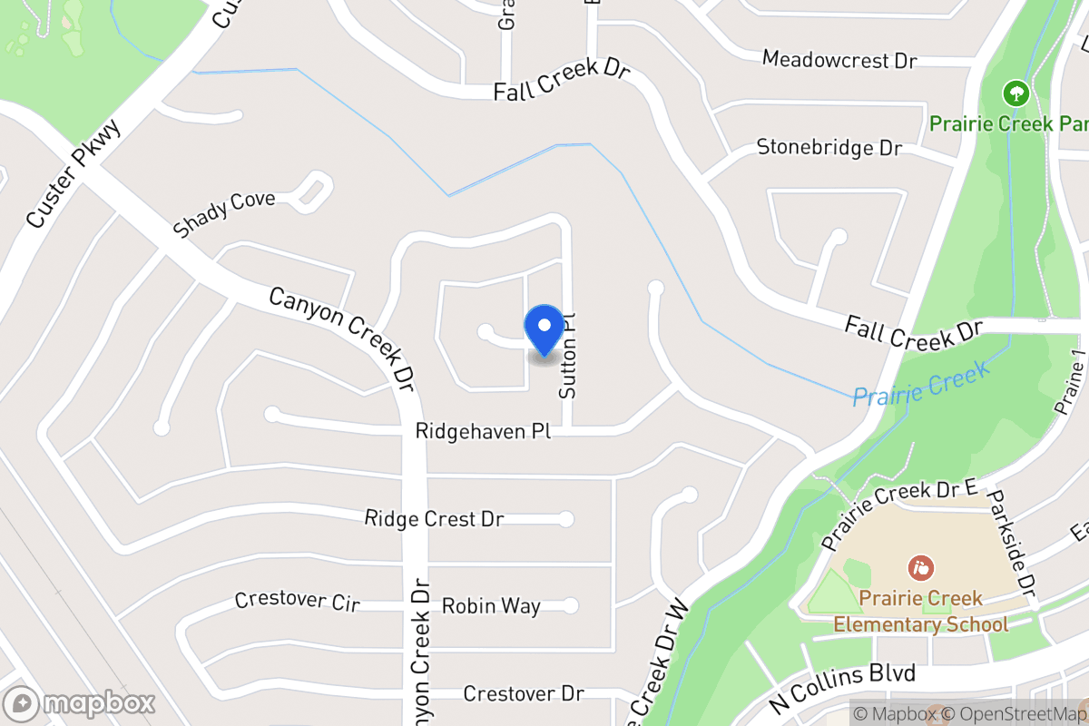 Map of 2205 Sutton Pl