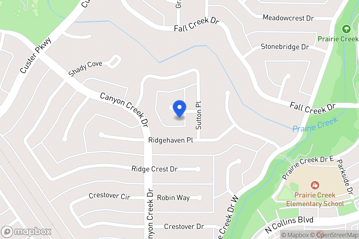Map of 321 Chaparral Dr
