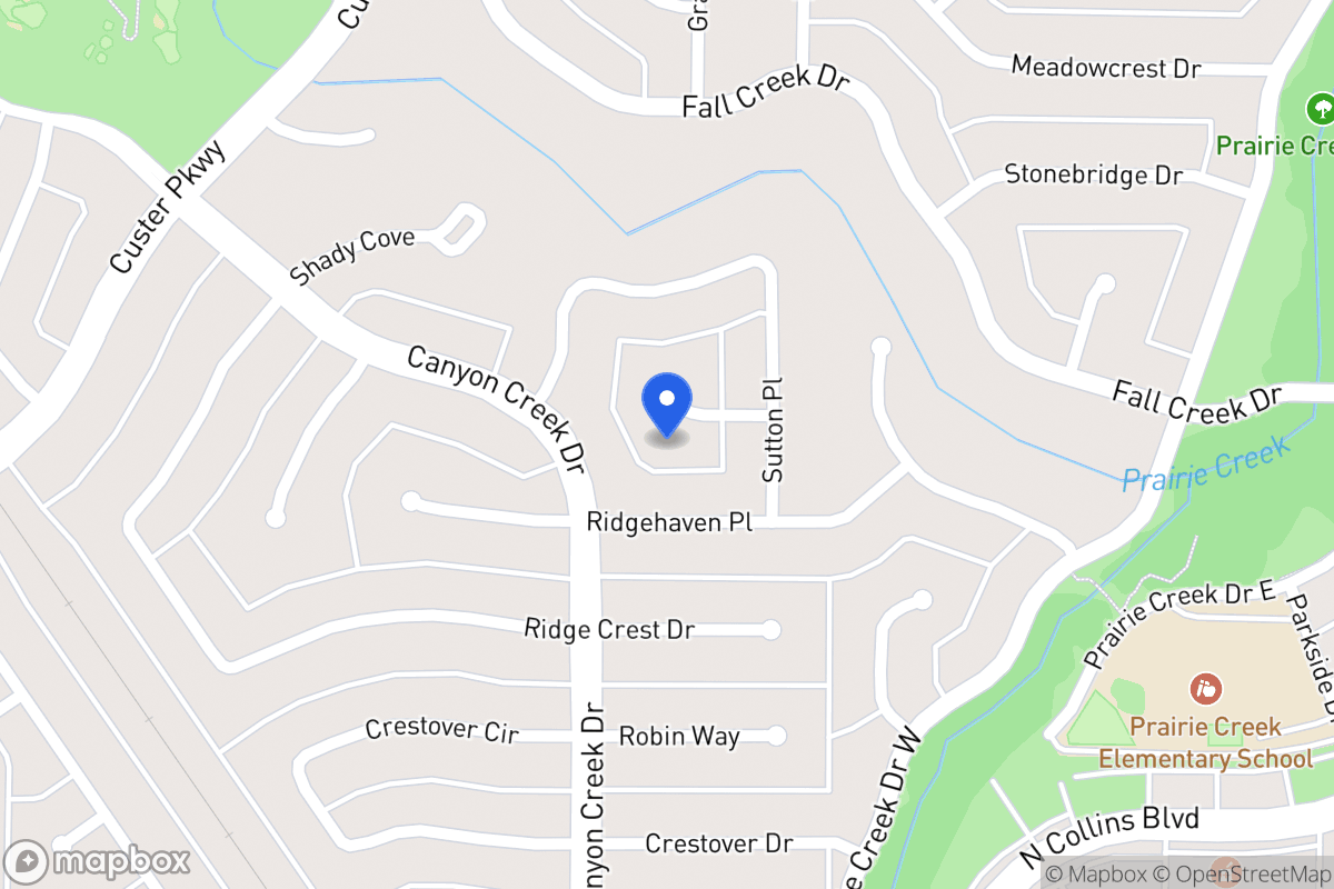 Map of 323 Chaparral Dr