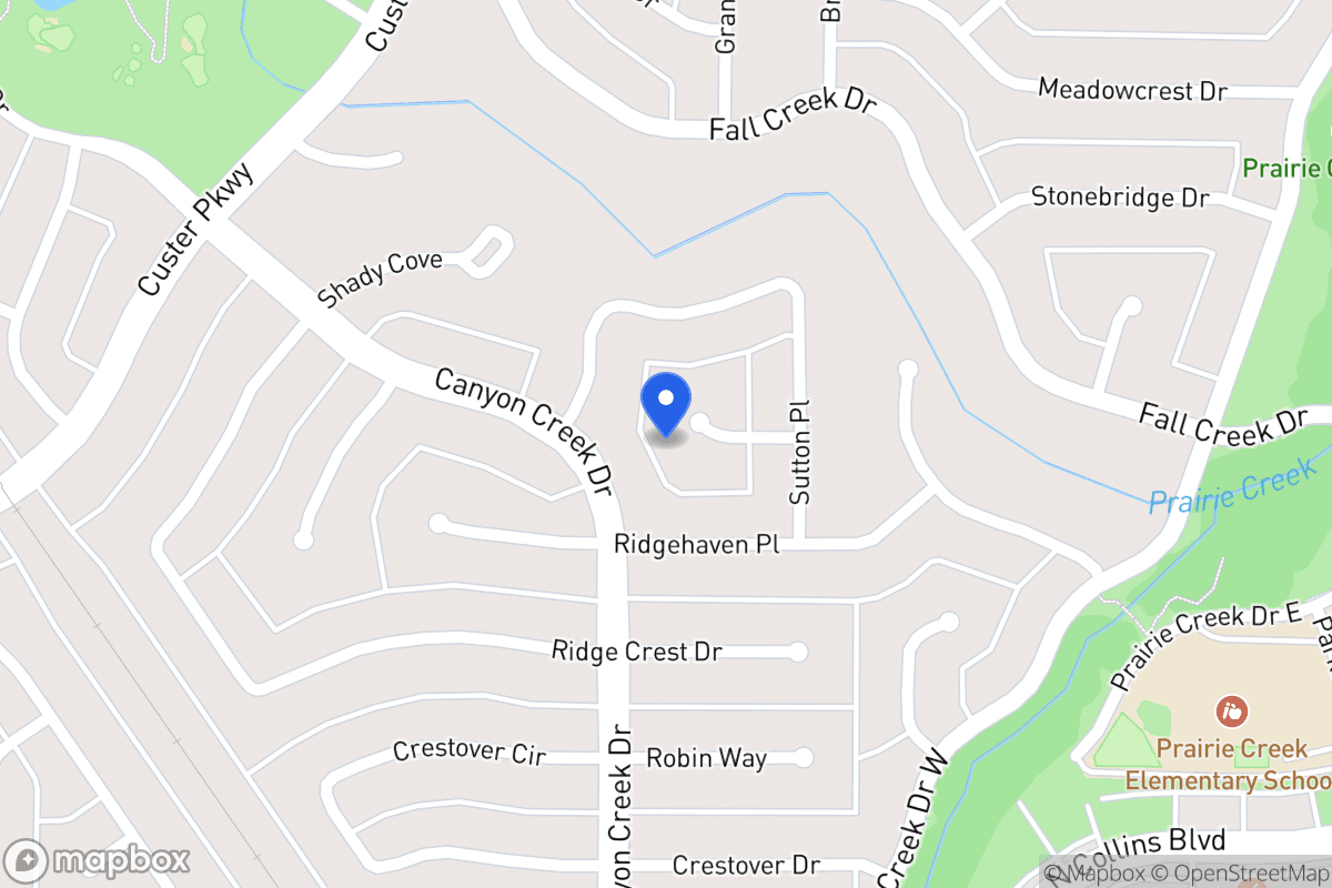Map of 325 Chaparral Dr
