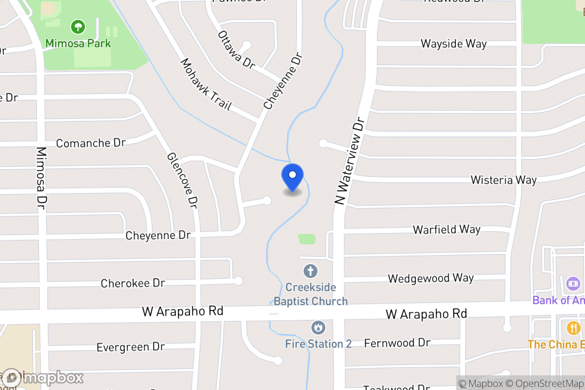Map of 1200 Cheyenne Pl