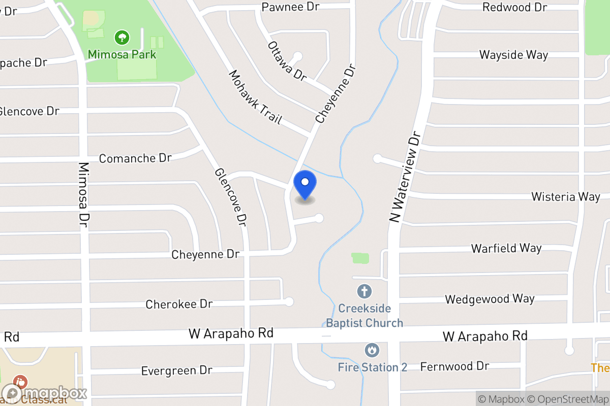 Map of 1204 Cheyenne Pl