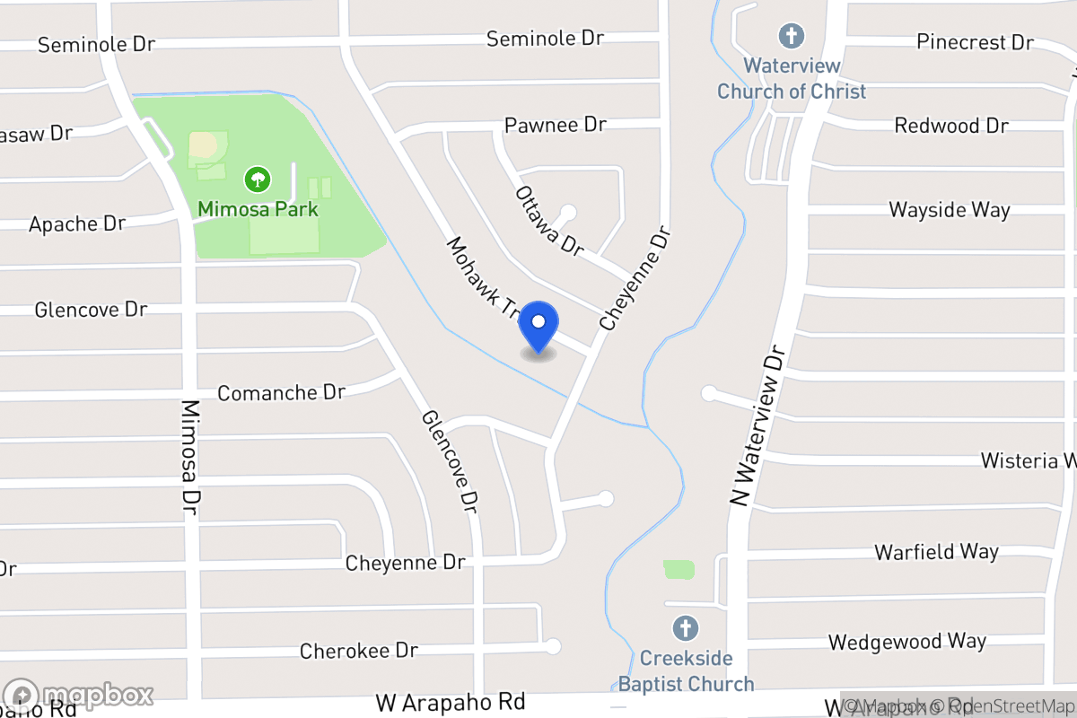 Map of 1217 Mohawk Trl