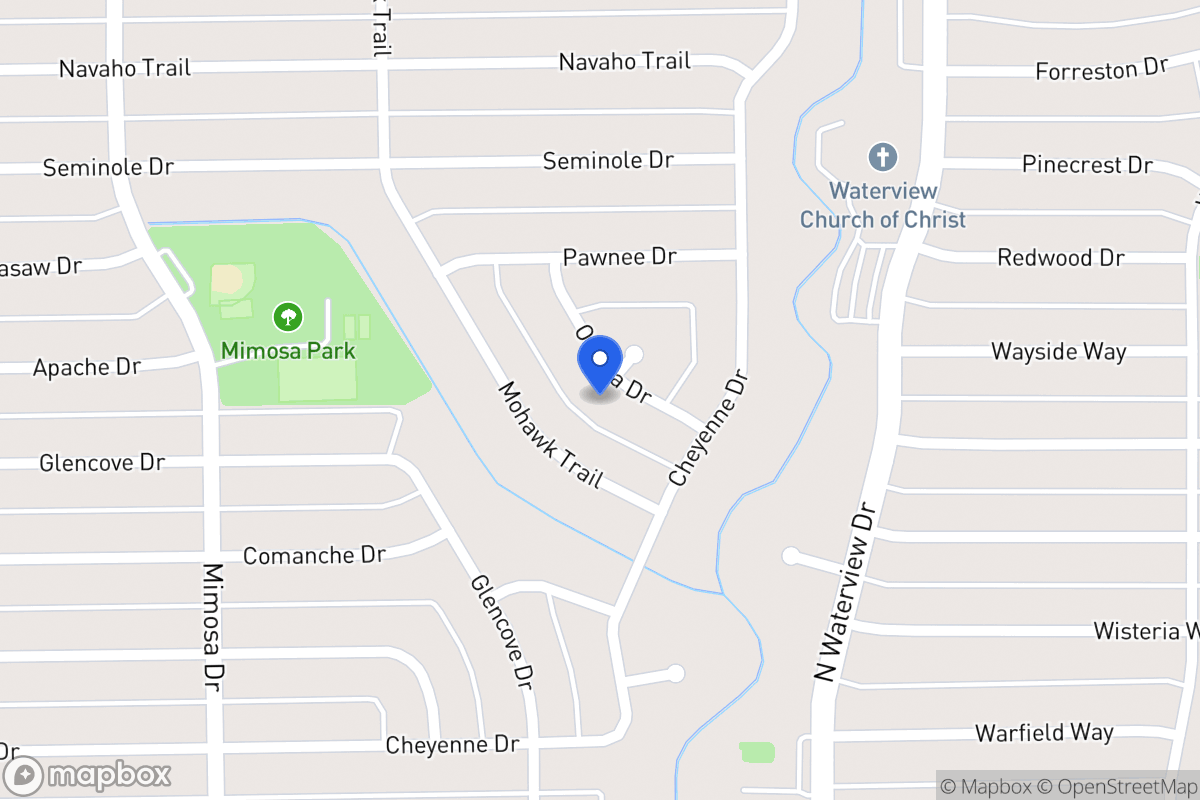 Map of 1223 Ottawa Dr