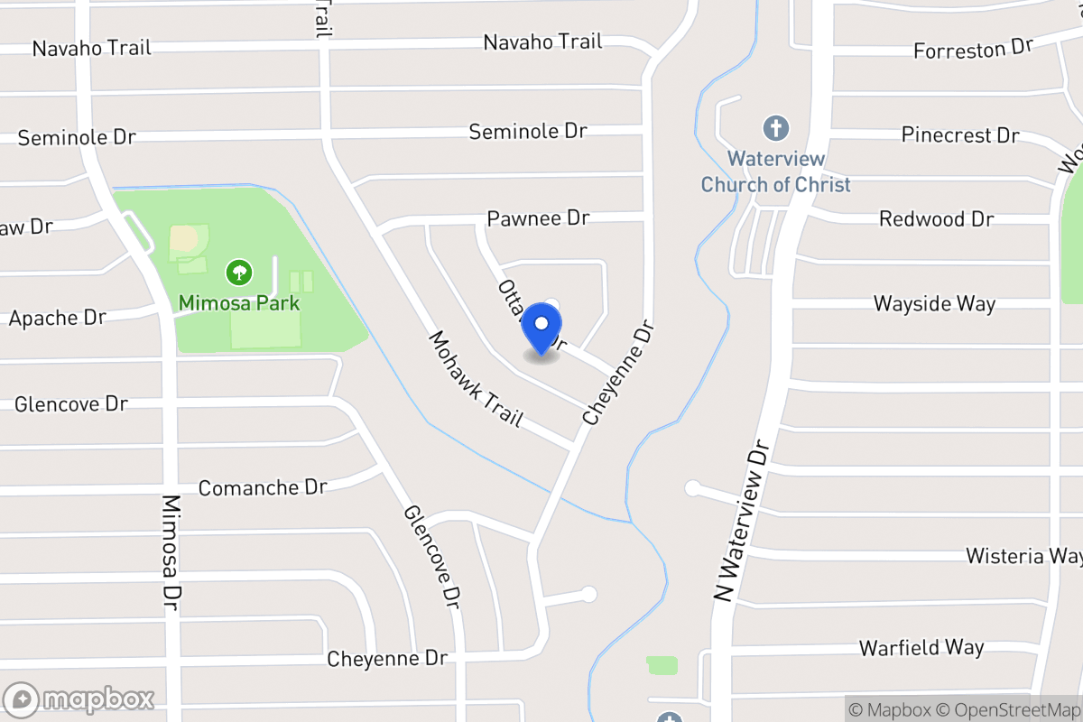 Map of 1221 Ottawa Dr