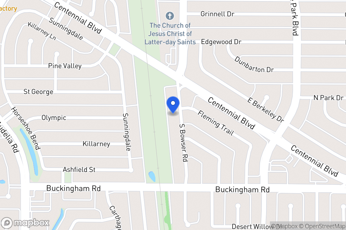 Map of 1110 S Bowser Rd