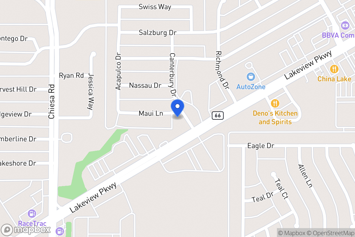 Map of 5914 Canterbury Dr