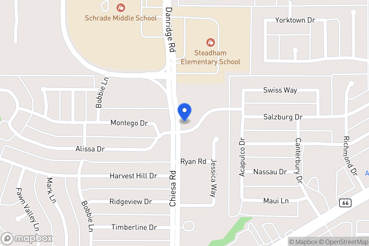 Map of 7401 Salzburg Dr