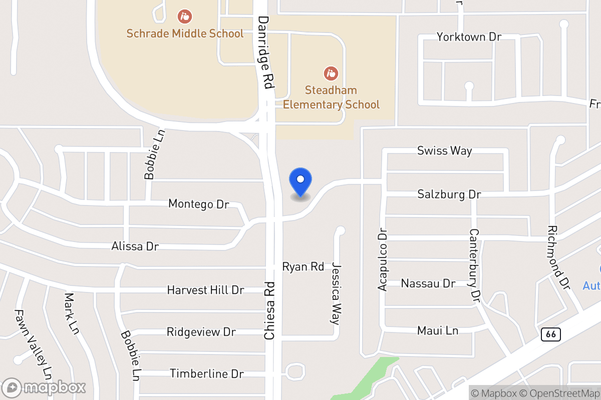 Map of 7405 Salzburg Dr
