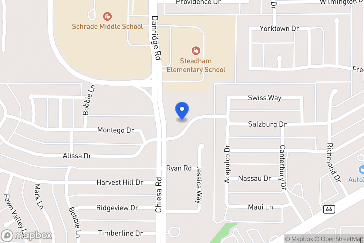 Map of 7409 Salzburg Dr