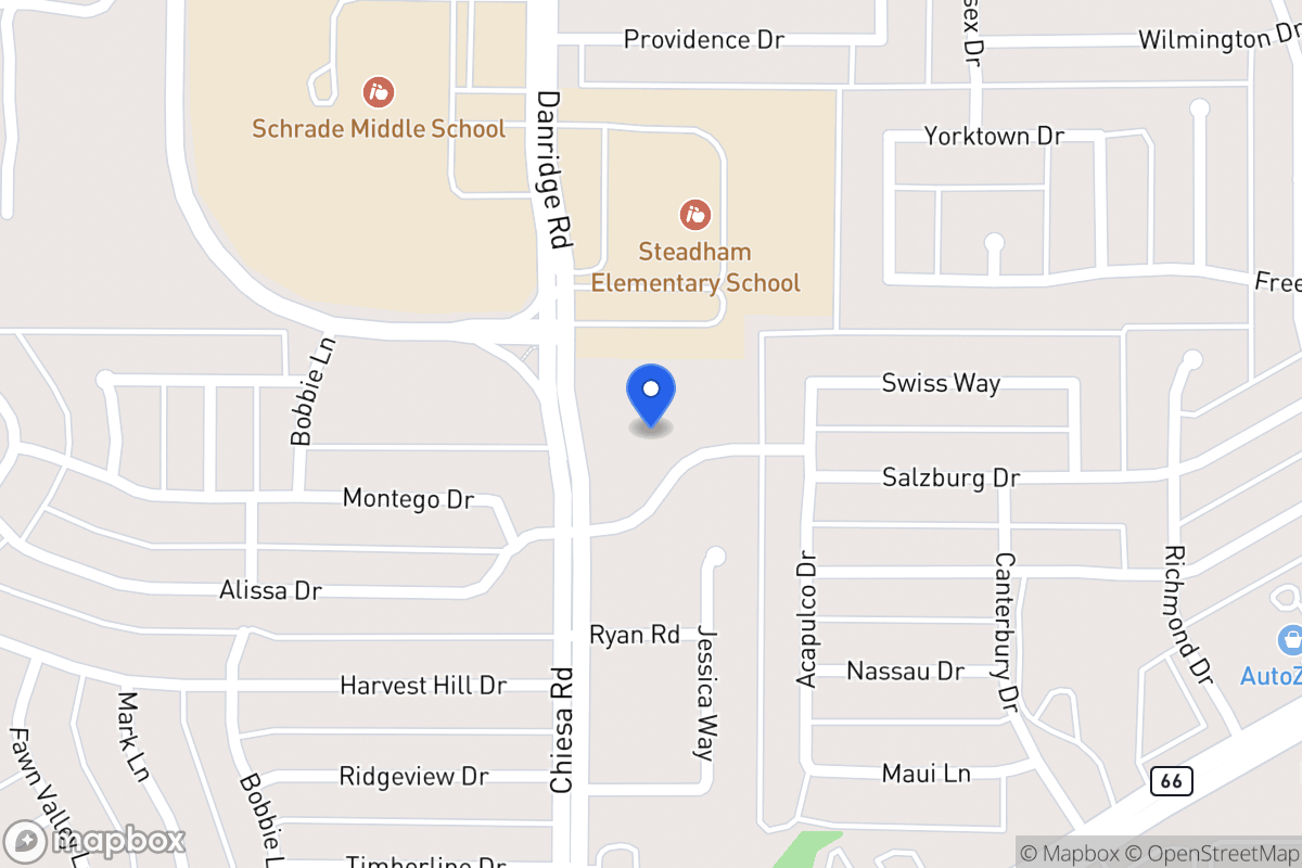 Map of 7501 Salzburg Dr