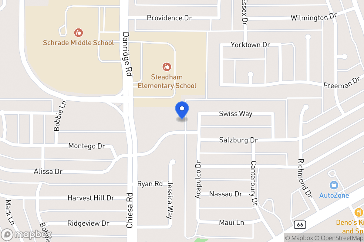 Map of 7509 Salzburg Dr