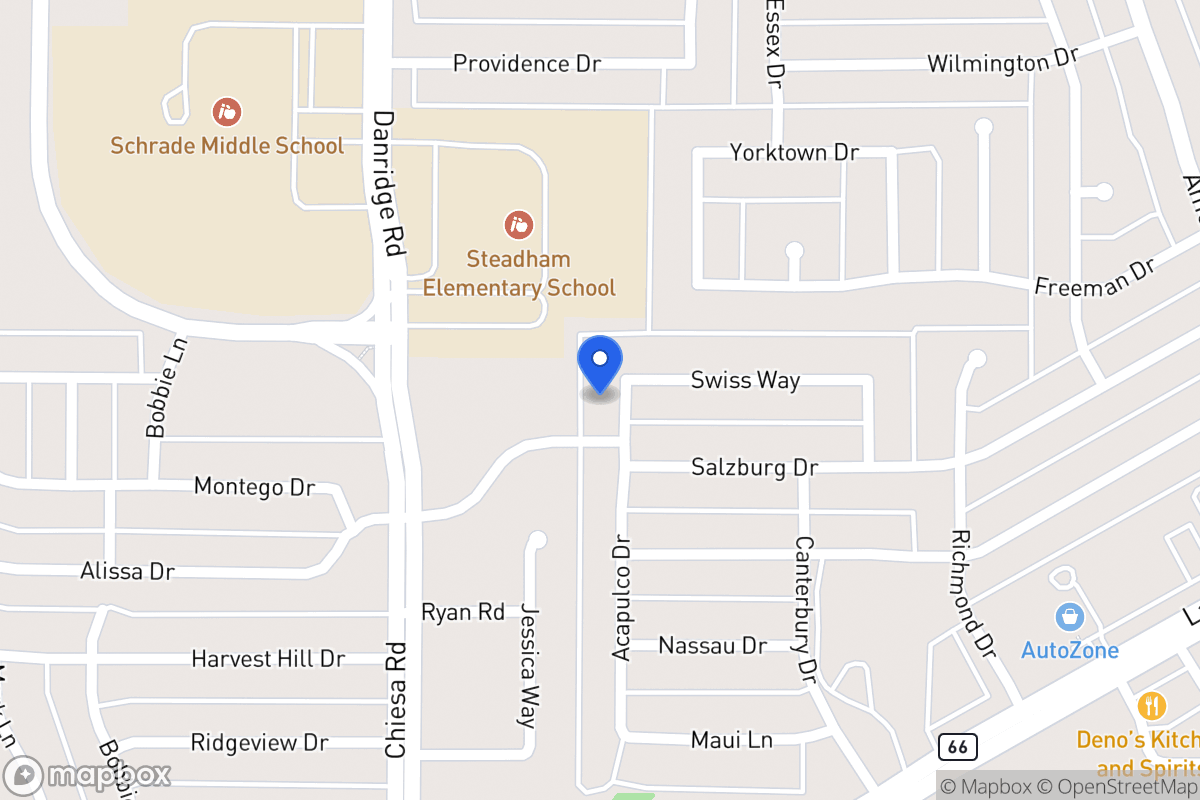 Map of 6305 Acapulco Dr