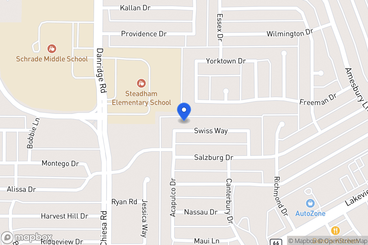 Map of 7605 Swiss Way