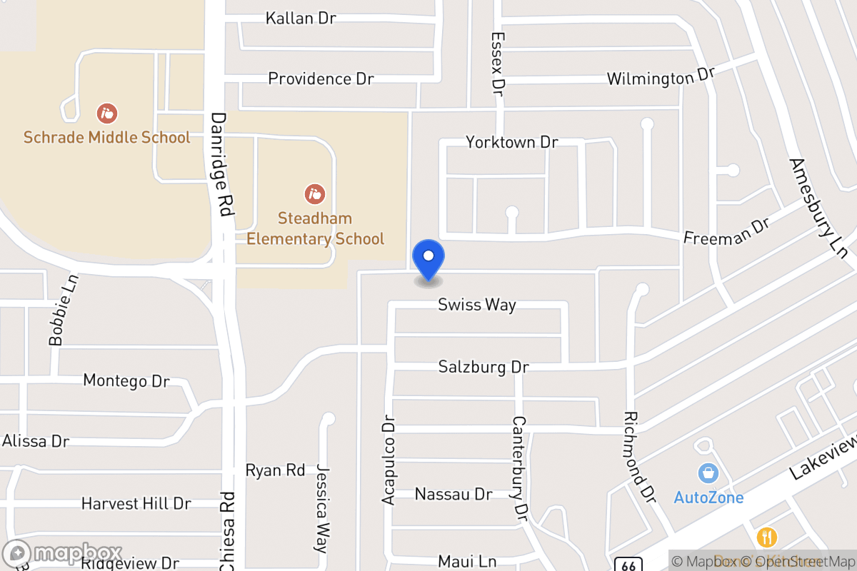 Map of 7609 Swiss Way