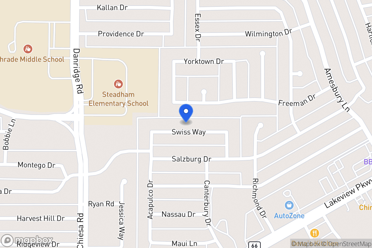 Map of 7705 Swiss Way