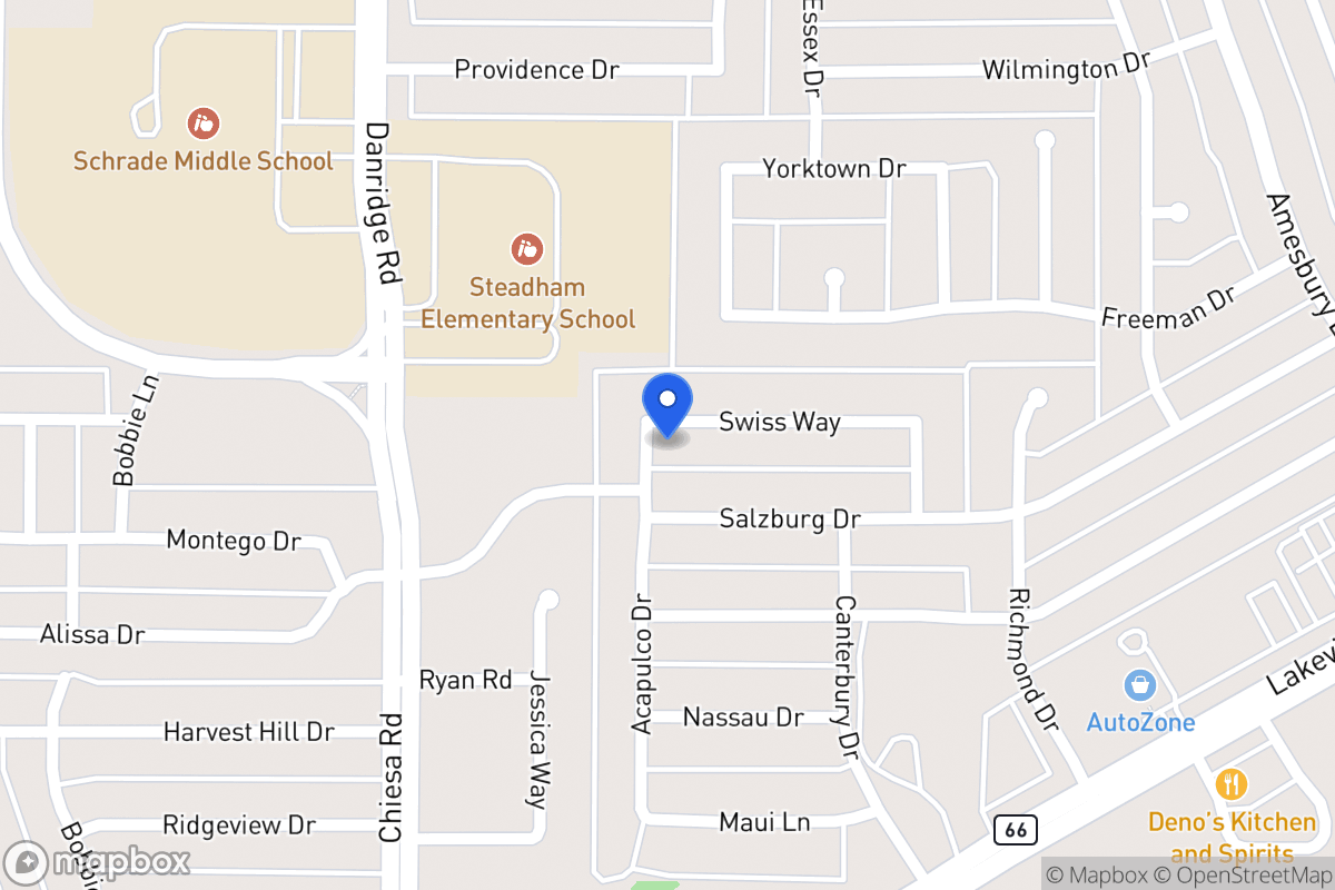 Map of 7602 Swiss Way