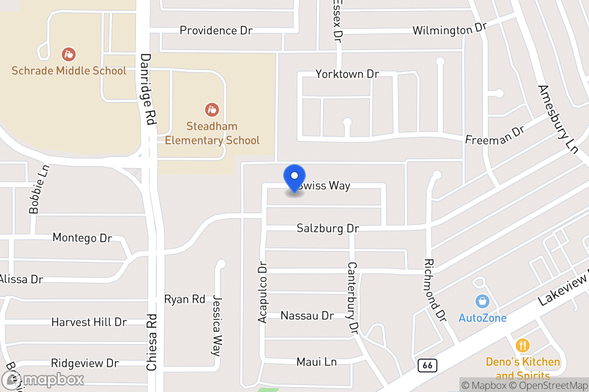 Map of 7610 Swiss Way