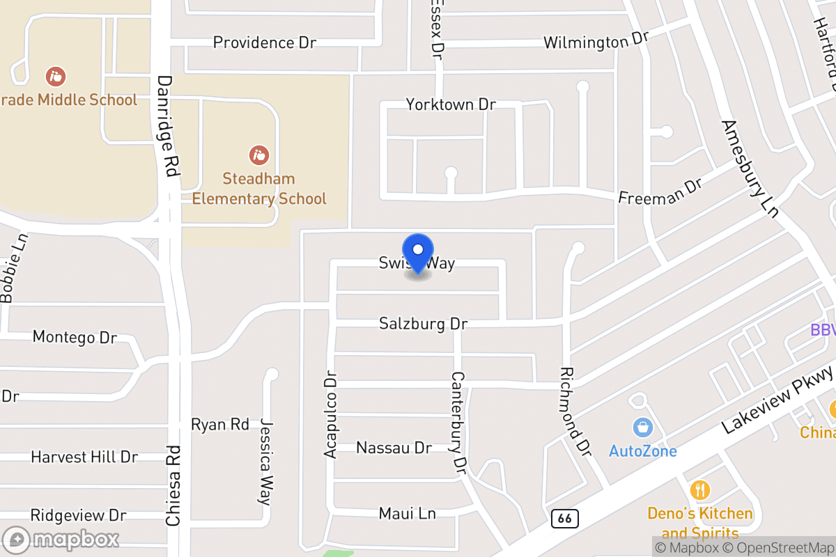 Map of 7706 Swiss Way