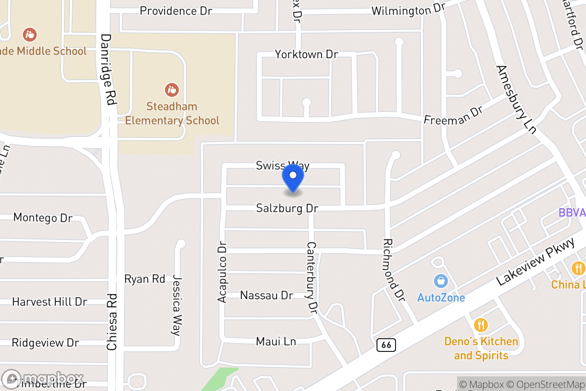 Map of 7709 Salzburg Dr