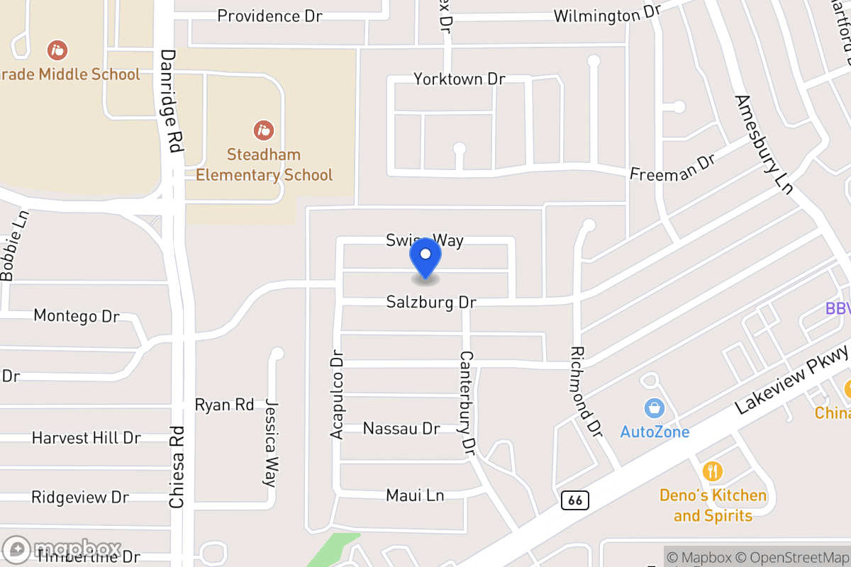 Map of 7705 Salzburg Dr