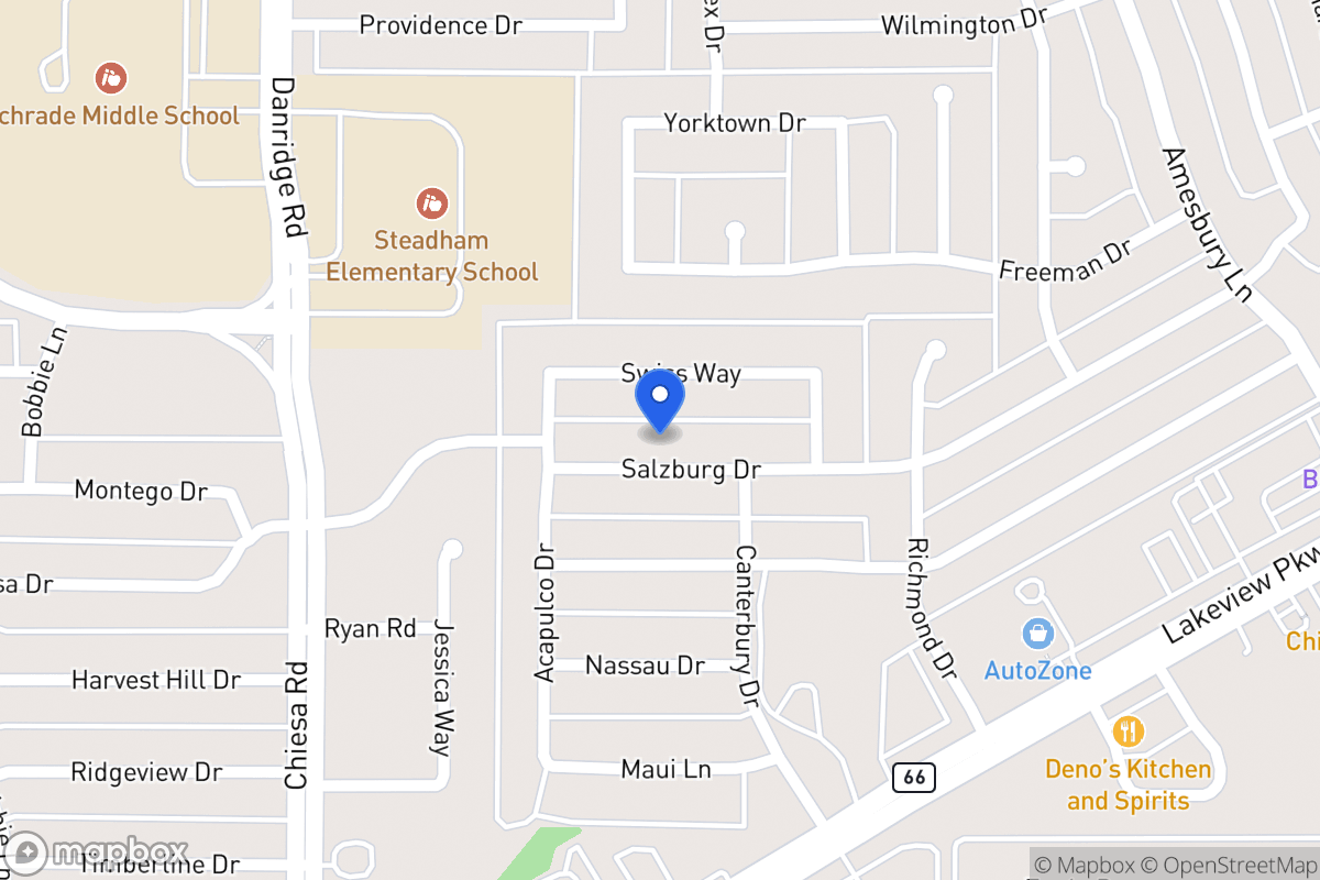 Map of 7701 Salzburg Dr