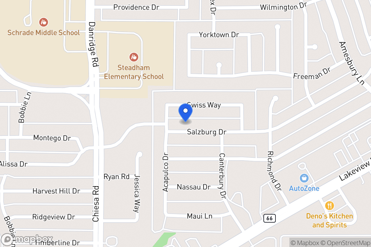 Map of 7609 Salzburg Dr
