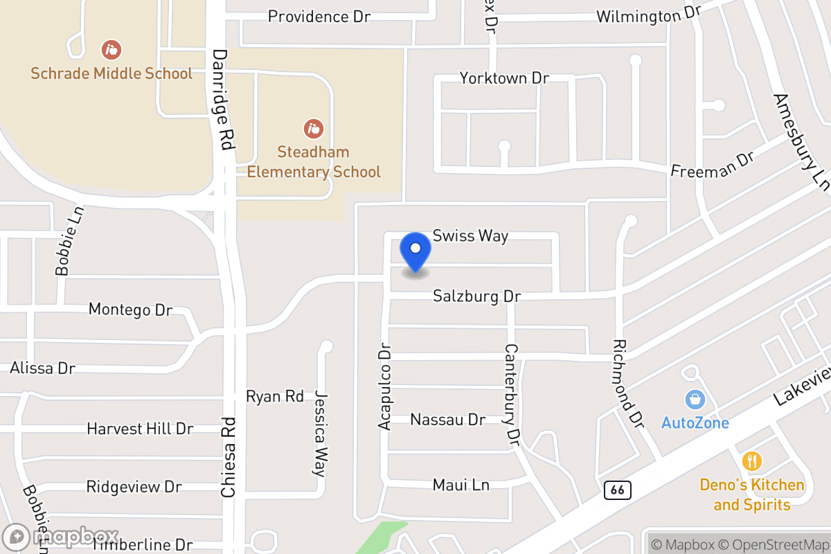Map of 7605 Salzburg Dr