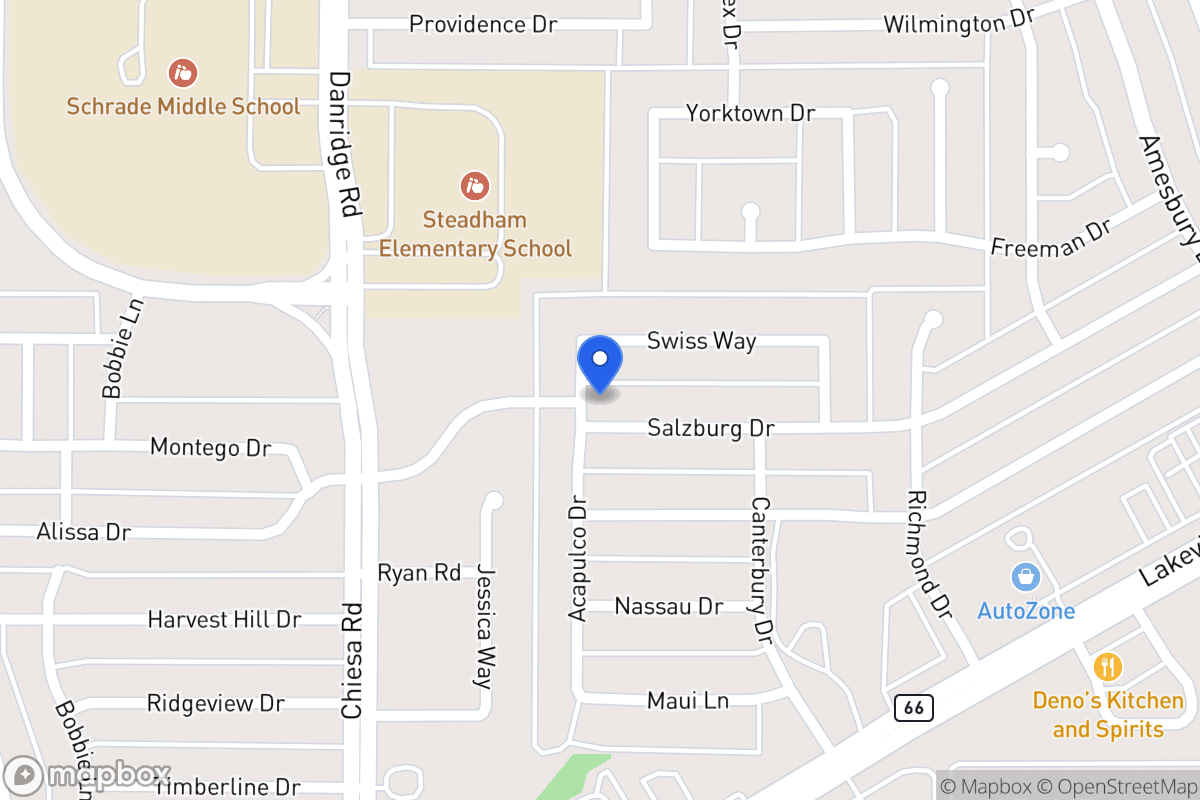 Map of 7601 Salzburg Dr