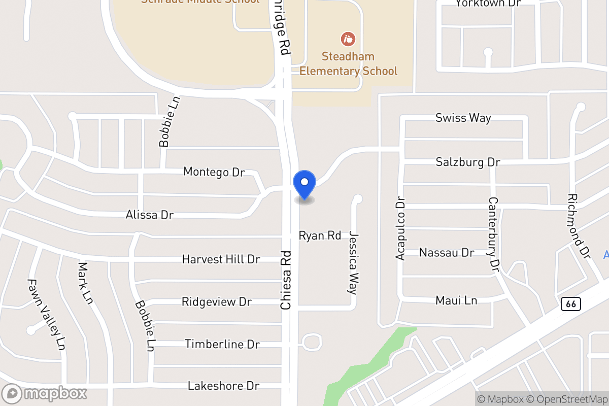 Map of 7402 Salzburg Dr