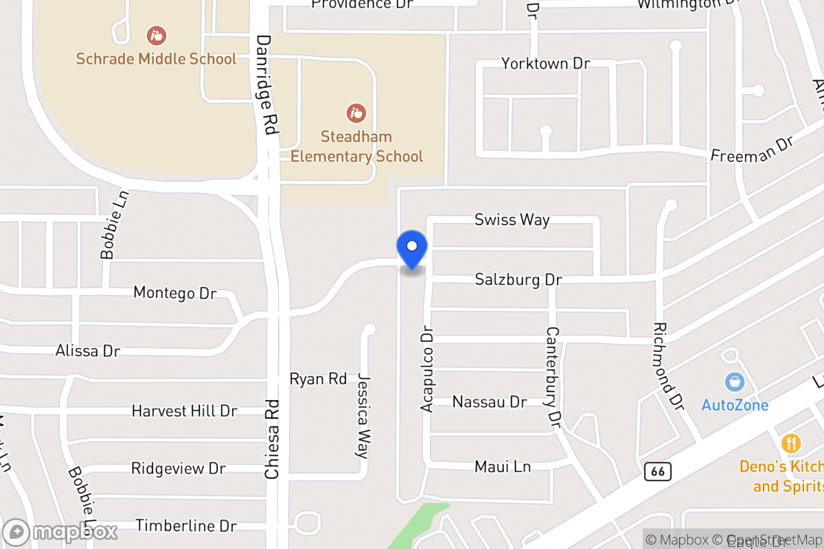 Map of 6221 Acapulco Dr