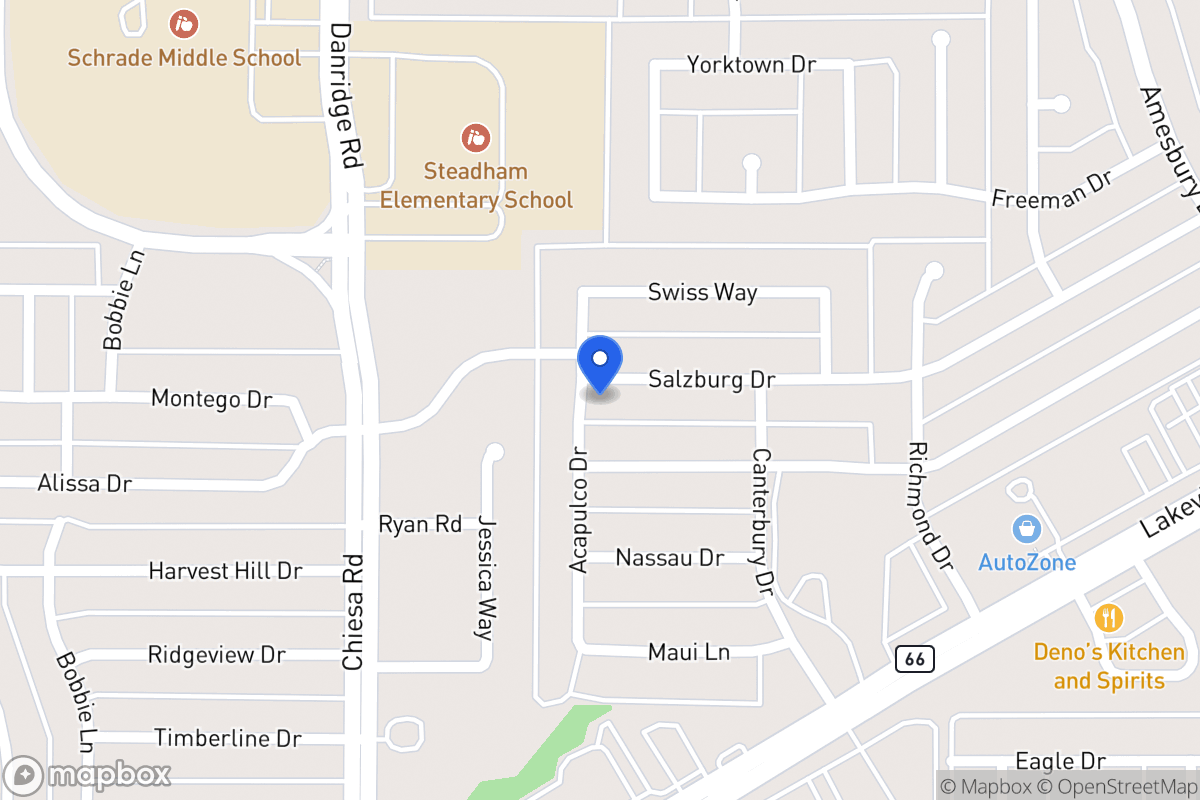 Map of 7602 Salzburg Dr